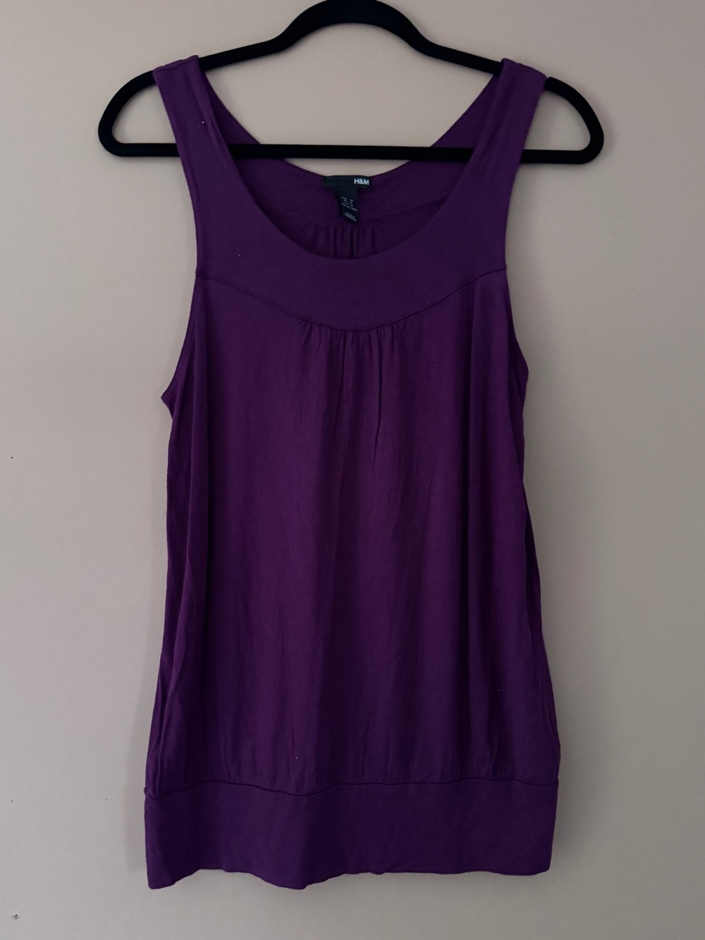 Burgundy Scoop Neck Tank